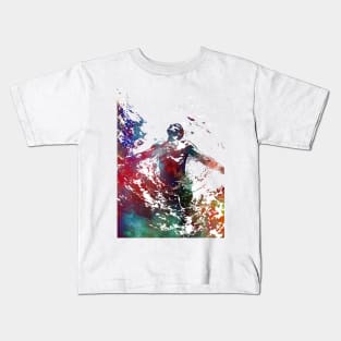 Swimmer sport art #swimmer #sport Kids T-Shirt